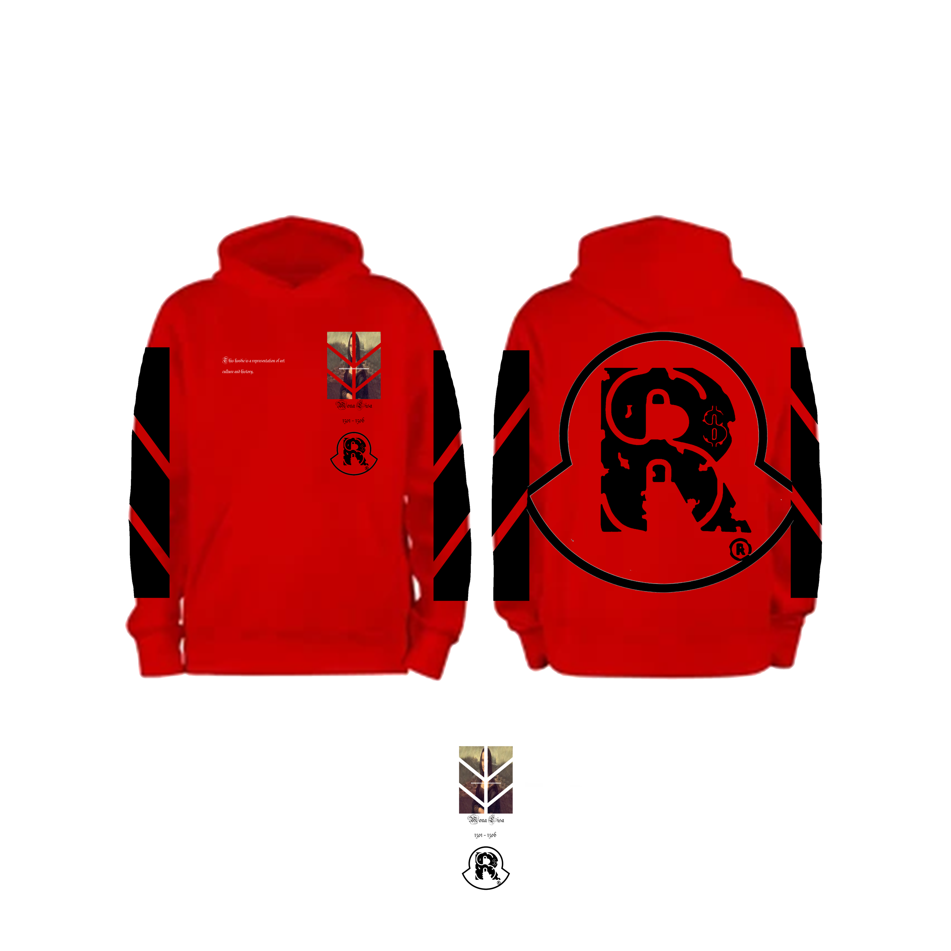 Mona Lisa Pullover Hoodie